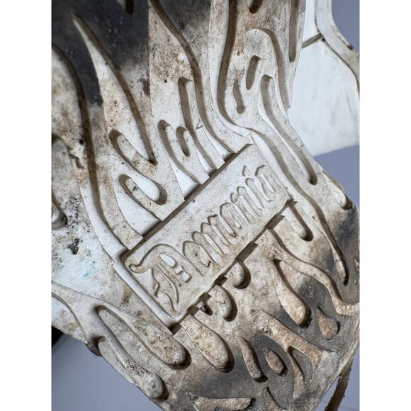 Demonia White Stack-301 knee-high boots Size Men 6 - Picture 9 of 16